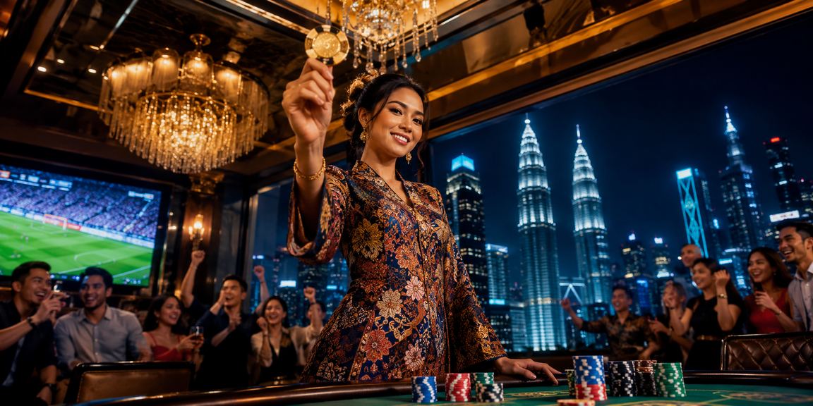 Suasana hiburan kasino bertema batik Kuala Lumpur di platform ds5 Malaysia